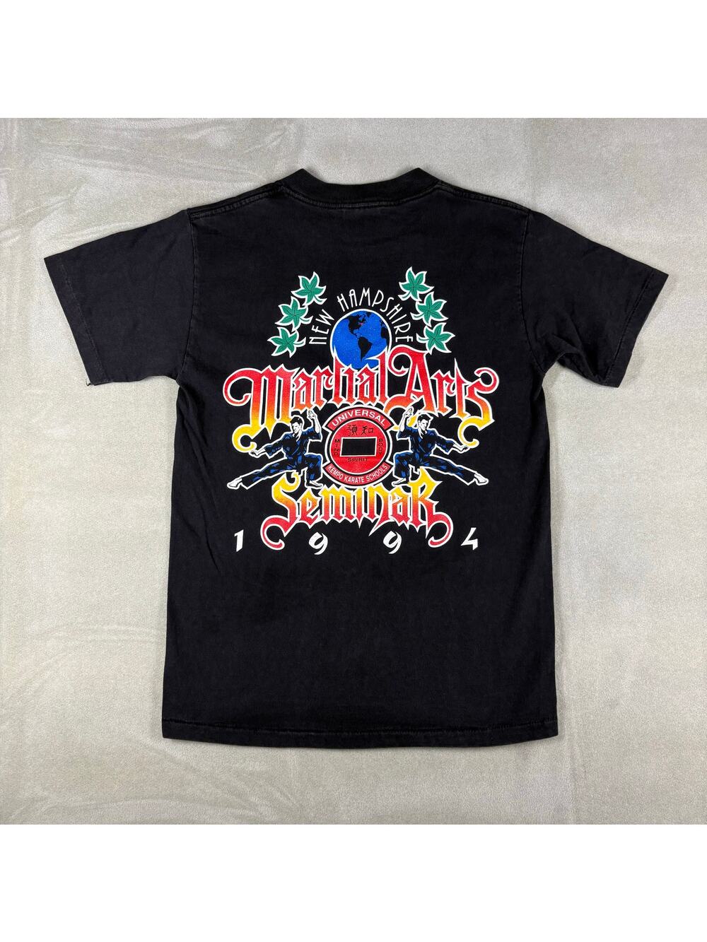 Vintage 1994 Martial Arts Seminar T Shirt Oneita USA Single‎ Stitch Karate Tee S